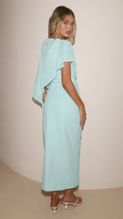 Francesca Maxi Dress - Aqua