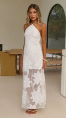 Colette Lace Maxi Dress - White