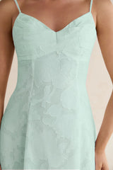 Truth Untold Mini Dress Sage