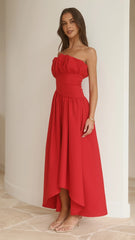 Ember Maxi Dress - Red
