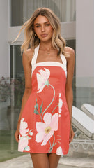 Tayla Mini Dress - Sunset Bloom