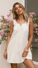 Maddy Mini Dress - White