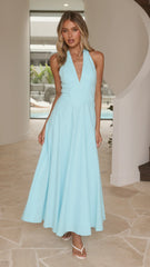 Skye Maxi Dress - Ice Blue