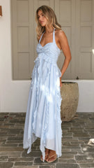Nadine Maxi Dress - Blue