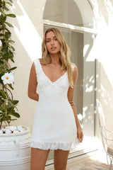 Refine The Moment Mini Dress Cream