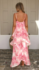 Oaklee Maxi Dress - Pink Floral