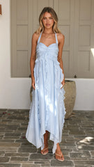 Nadine Maxi Dress - Blue