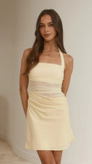 Trinity Mini Dress - Yellow