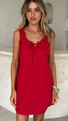 Maddy Mini Dress - Red