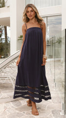 Claire Maxi Dress - Navy