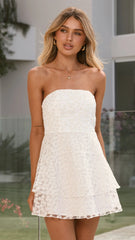 Poppy Mini Dress - White
