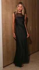 Abigail Maxi Dress - Black