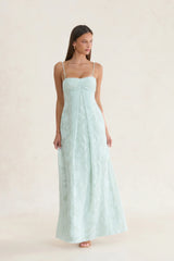 Flirt With Fire Maxi Dress Sage