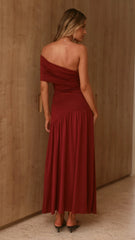 Desire Maxi Dress - Wine