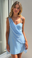 Jayla Mini Dress - Blue
