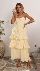 Elysia Maxi Dress - Yellow