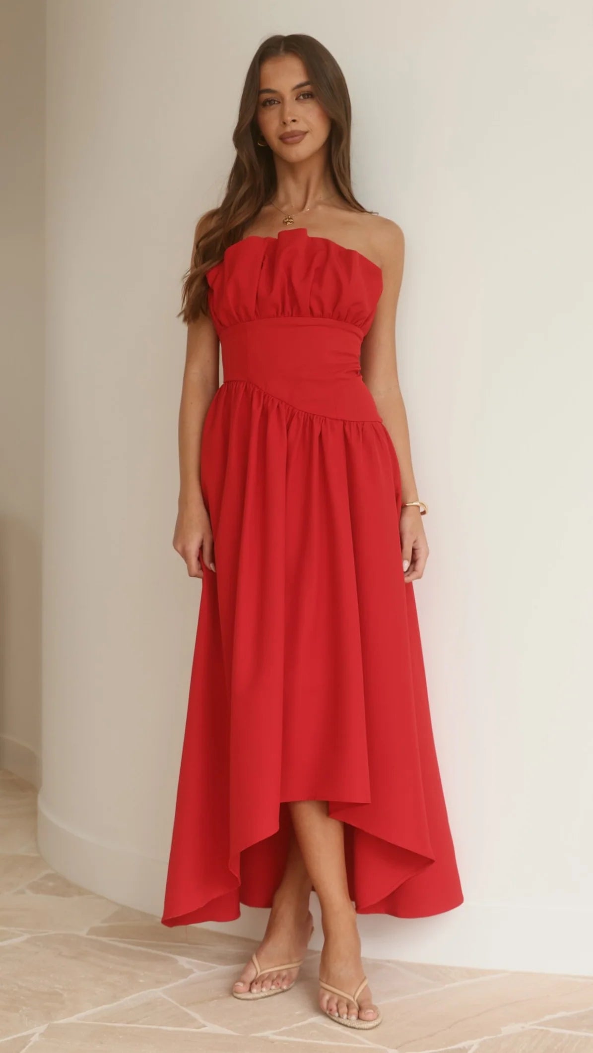 Ember Maxi Dress - Red