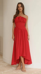 Ember Maxi Dress - Red