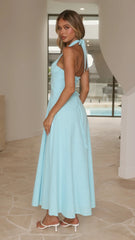 Skye Maxi Dress - Ice Blue