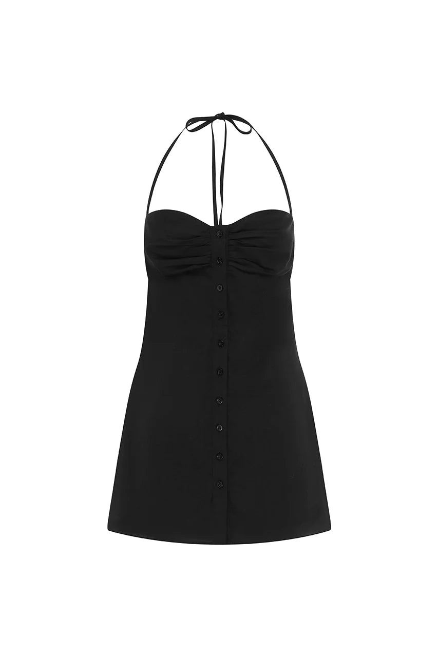 PERRI MINI DRESS - BLACK