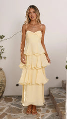 Elysia Maxi Dress - Yellow