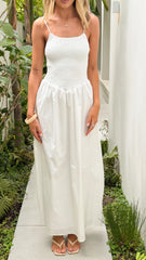 Gena Maxi Dress - White