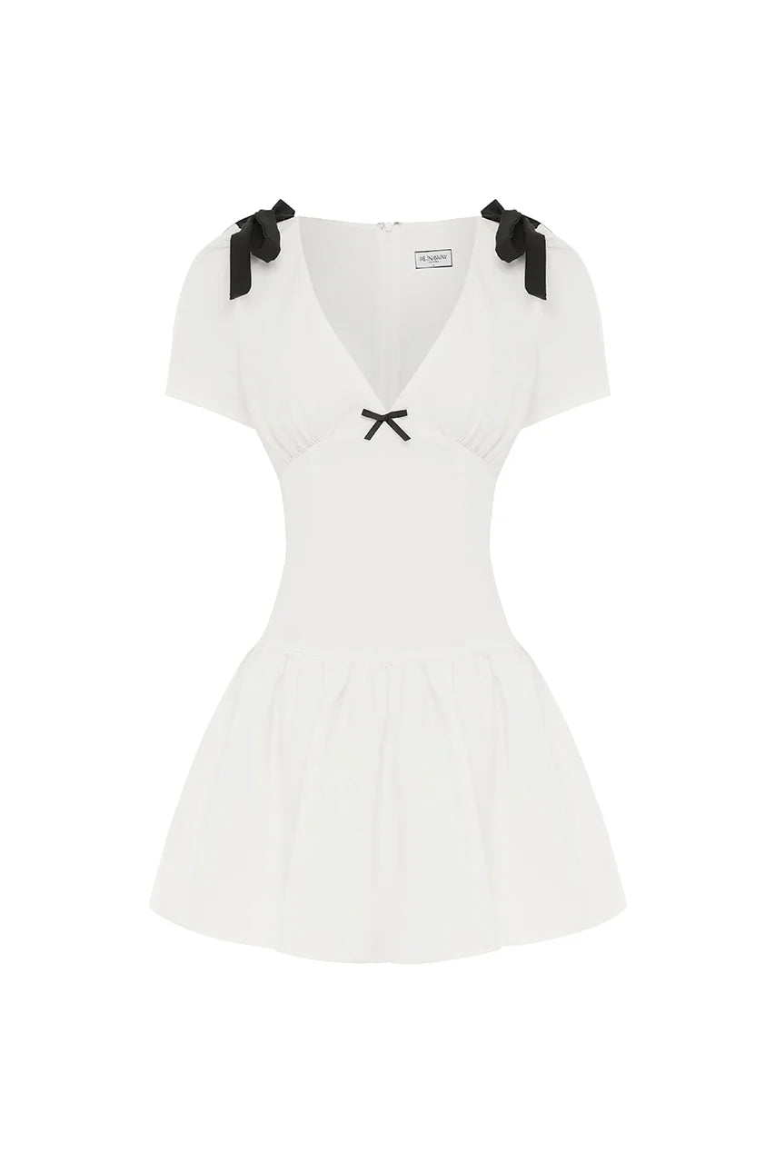 ARIARNE MINI DRESS - WHITE
