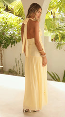 Tiana Maxi Dress - Yellow