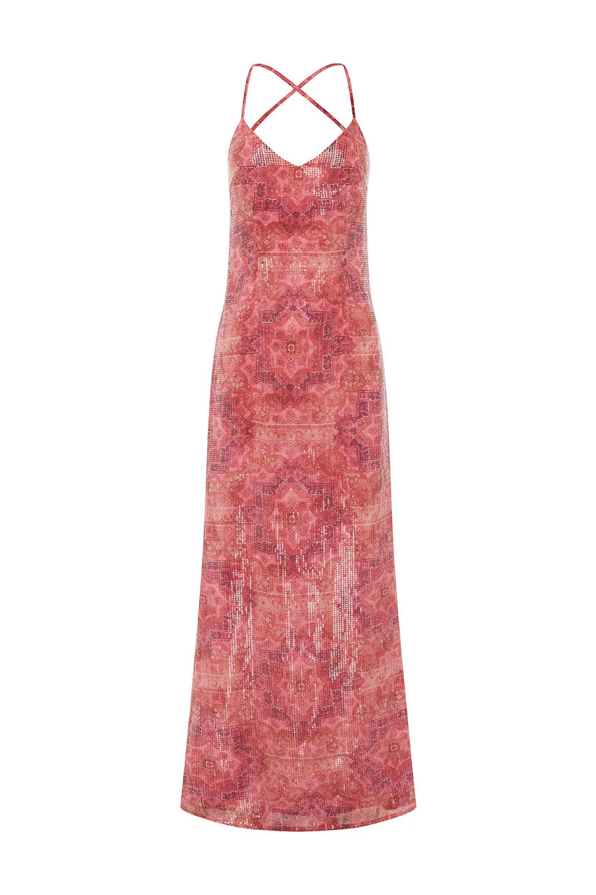 NIYAH MAXI DRESS - GAIA PINK