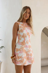 Soft Whispers Mini Dress Orange