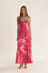 Pirouette Maxi Dress Red