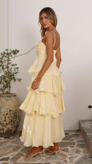 Elysia Maxi Dress - Yellow