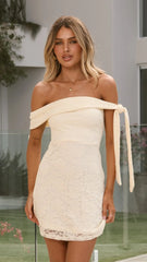 Yelena Mini Dress - Yellow