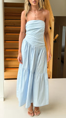 Nia Maxi Dress - Blue