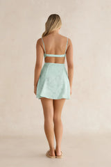 Truth Untold Mini Dress Sage