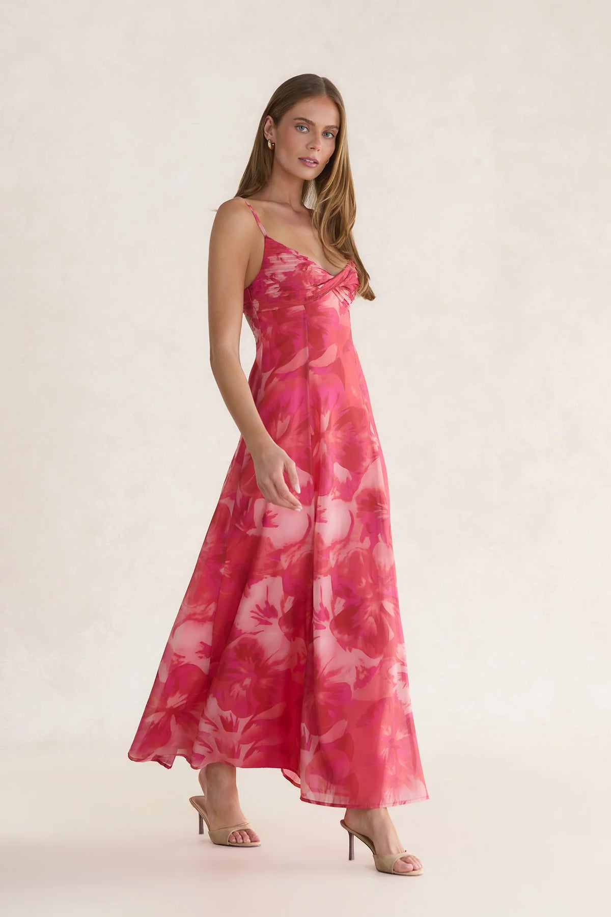 Pirouette Maxi Dress Red