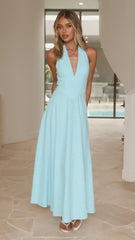 Skye Maxi Dress - Ice Blue