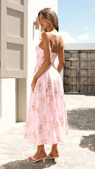 Sanessa Midi Dress - Pink Floral